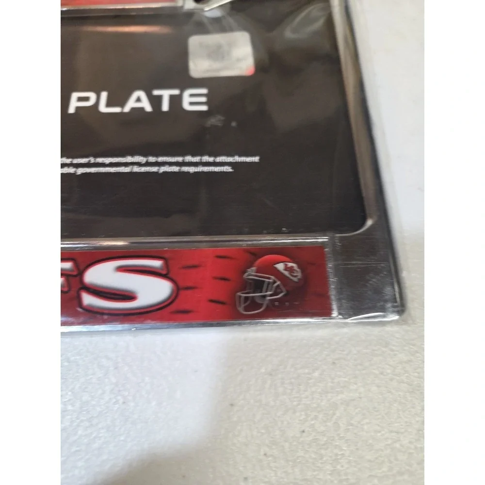 Kansas City Chiefs‎ 1 License Plate Frame New Official